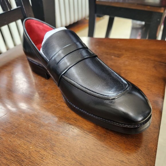 Lethato Handcrafted Men's Penny Loafer - Picture 1 of 4